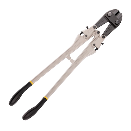 BOLT CUTTER ON WHITE BACKGROUND SIDE VIEW