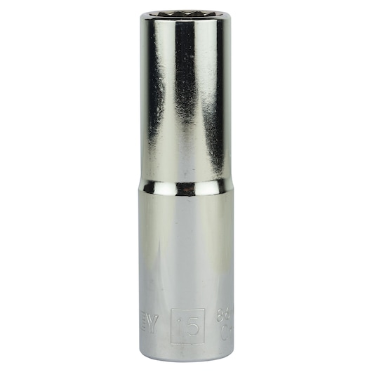 Soquete Estriado Longo Em Milímetros Encaixe 1/2” - 15mm