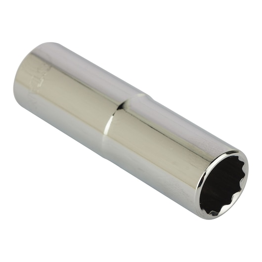Soquete Estriado Longo Em Milímetros Encaixe 1/2” - 16mm