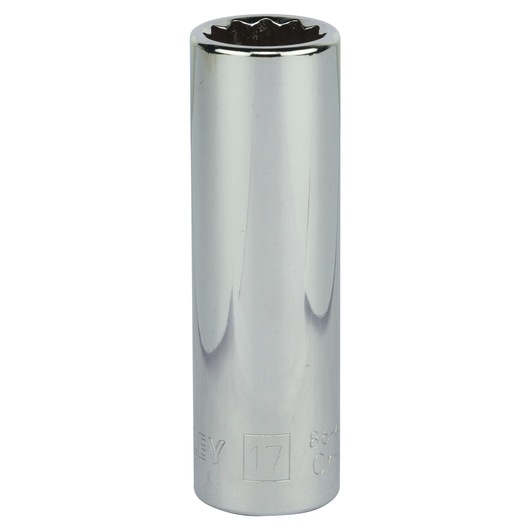 Soquete Estriado Longo Em Milímetros Encaixe 1/2” - 17mm