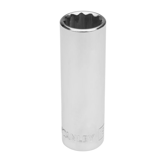 Soquete Estriado Longo Em Milímetros Encaixe 1/2” - 18mm