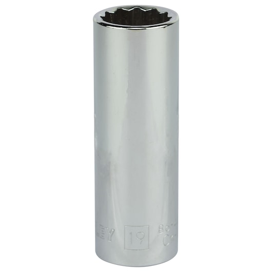 Soquete Estriado Longo Em Milímetros Encaixe 1/2” - 19mm