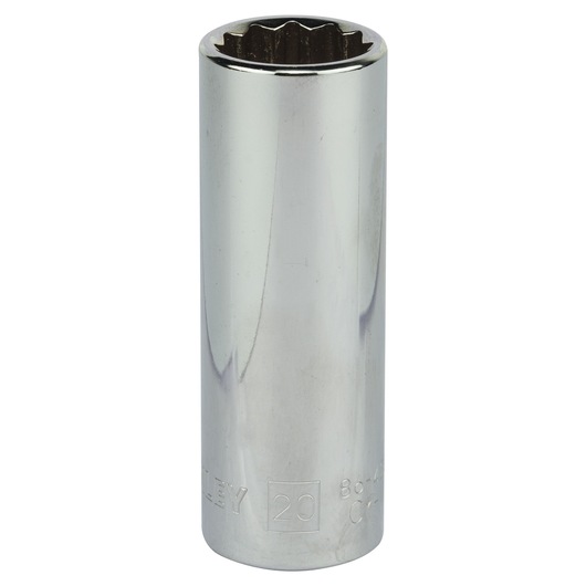 Soquete Estriado Longo Em Milímetros Encaixe 1/2” - 20mm