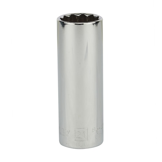 Soquete Estriado Longo Em Milímetros Encaixe 1/2” - 21mm