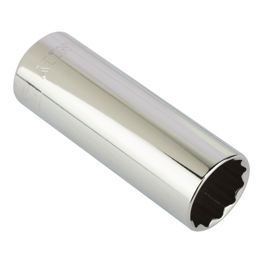 Soquete Estriado Longo Em Milímetros Encaixe 1/2” - 21mm