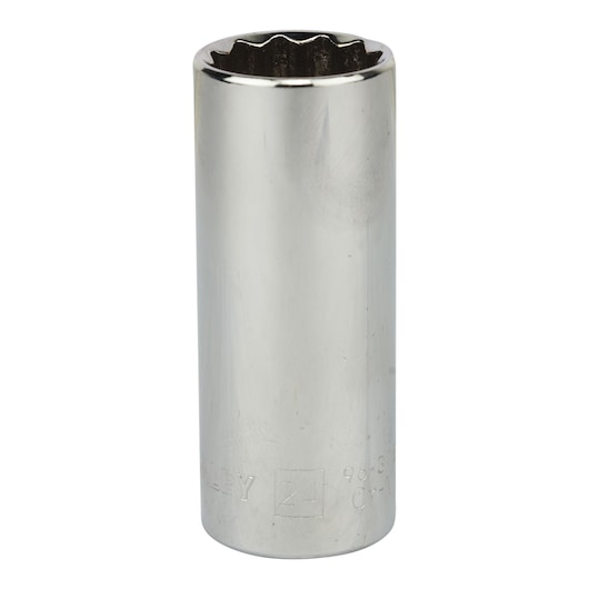 Soquete Estriado Longo Em Milímetros Encaixe 1/2” - 24mm