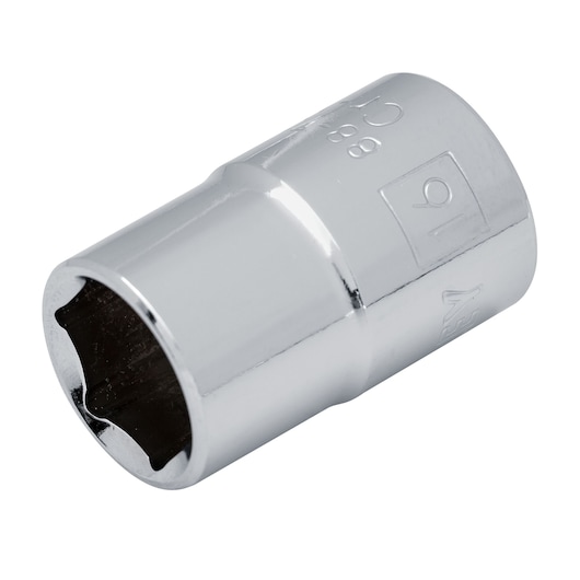 INDIVIDUAL SOCKET ON WHITE BACKGROUND SIDE VIEW