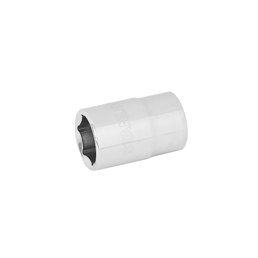 STANDARD INCH SOCKET/CUBE STANLEY  WHITE BACKGROUND FRONT
