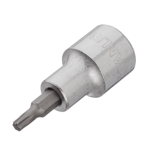 DRIVE SOCKET 1/2" T-21 STANLEY  white background ANGLE