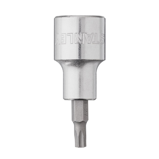 DRIVE SOCKET 1/2" T-27 STANLEY  white background FRONT