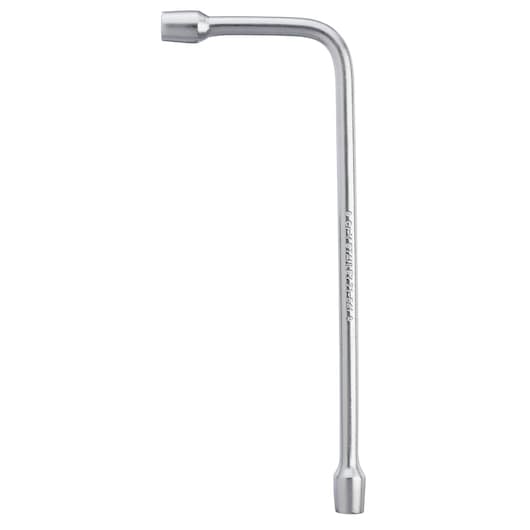 VERTICAL FRONT VIEW WRENCH ON WHITE BACKGROUND