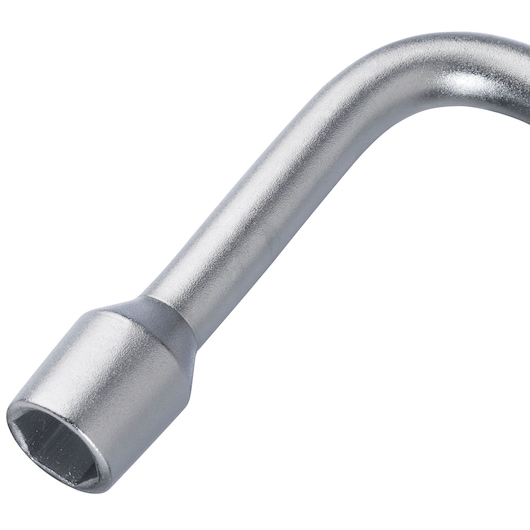 STANLEY 71-543 L-shaped socket wrench, close-up angle on white background.