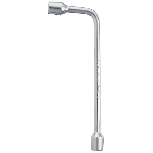 STANLEY 71-547 L-shaped socket wrench, chrome finish, shown in side view on white background.