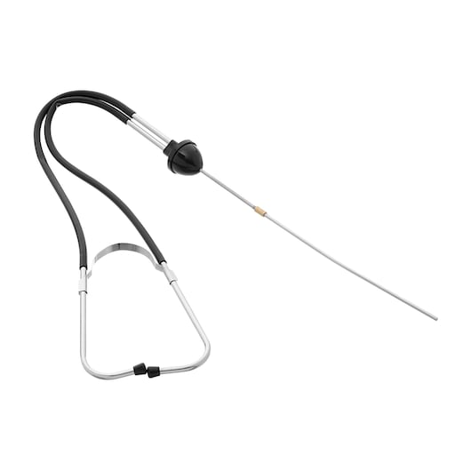 MECHANICS STETHOSCOPE ON WHITE BACKGROUND SIDE VIEW 