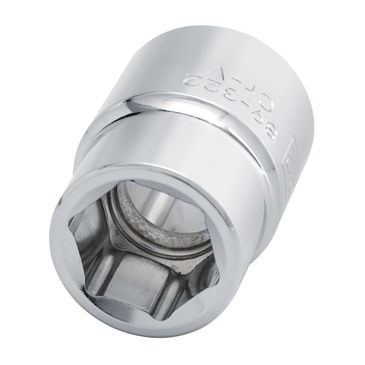 INDIVUDUAL SOCKET ON WHITE BACKGROUND FOCUS TIP 3/4 VIEW