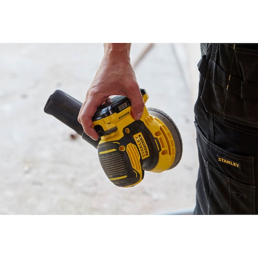 Lixadeira Roto Orbital 20V 5 125mm Com 1 Bateria 2,0Ah  De Íon De Lítio E Bolsa