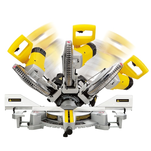 STANLEY MITER SAW WITH WHITE BACKGROUND