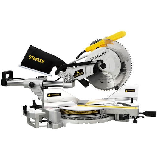 STANLEY MITER SAW WITH WHITE BACKGROUND