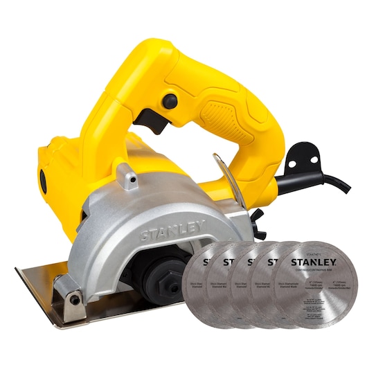 Serra mármore 115mm 1200W - Com 5 discos 127V