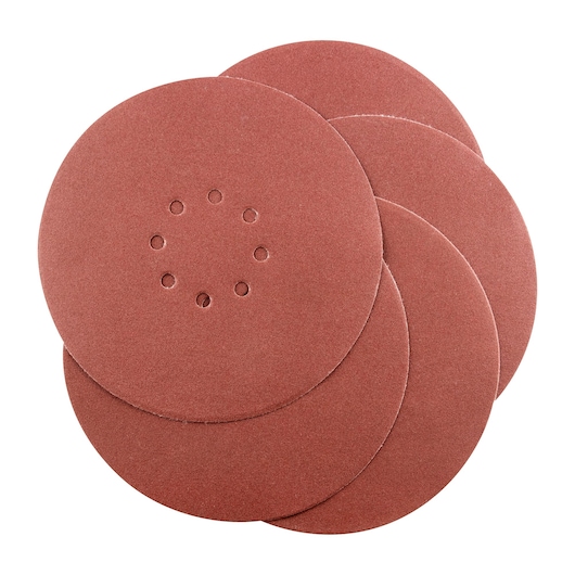 SAND PAPER ON WHITE BACKGROUND SIDE VIEW