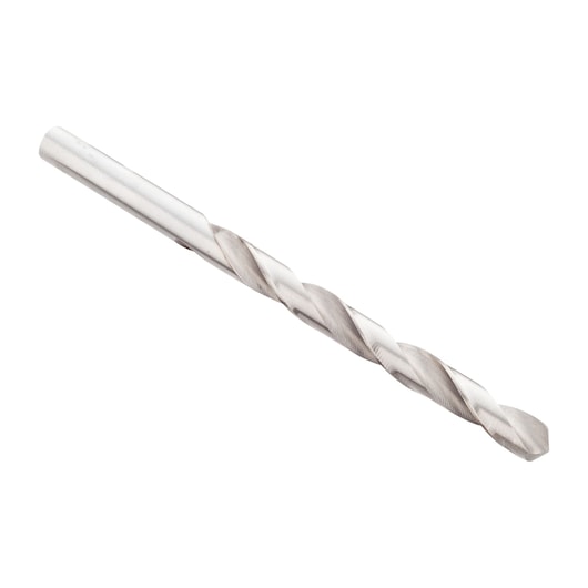 DRILL BIT ON WHITE BACKGROUND SIDE VIEW
