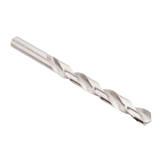 DRILL BIT ON WHITE BACKGROUND SIDE VIEW