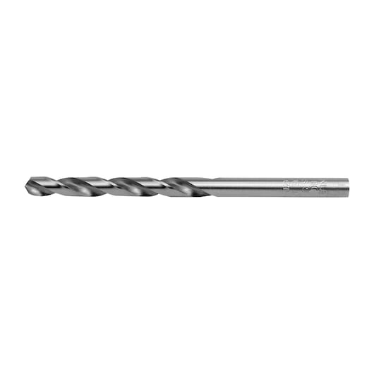 DRILL BIT ON WHITE BACKGROUND HORIZONTAL VIEW