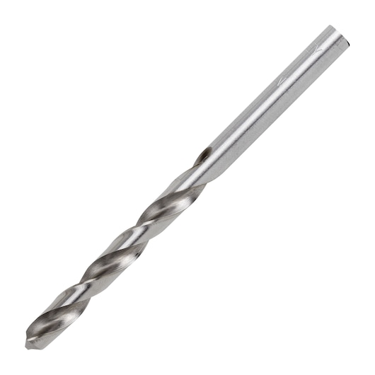 DRILL BIT ON WHITE BACKGROUND SIDE VIEW