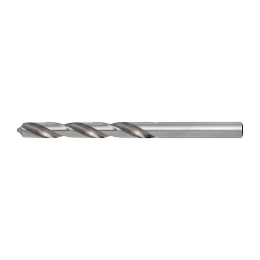 DRILL BIT ON WHITE BACKGROUND HORIZONTAL VIEW