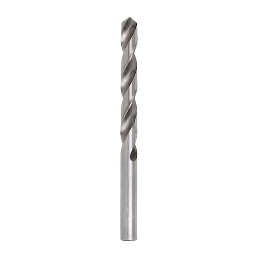 DRILL BIT ON WHITE BACKGROUND HORIZONTAL VIEW