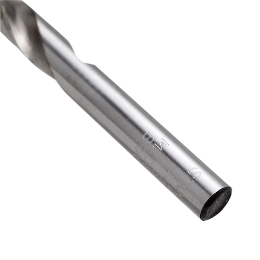 STANLEY STA50085B metal drill bit, close-up angle on white background.