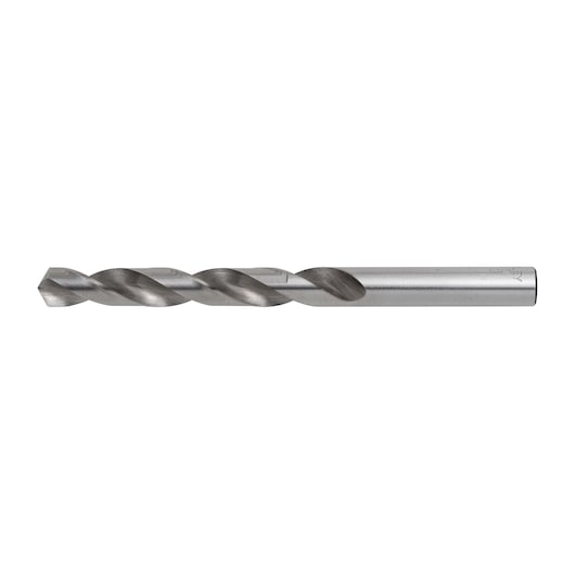 DRILL BIT ON WHITE BACKGROUND HORIZONTAL VIEW