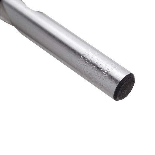 STANLEY STA50125B metal drill bit side view, silver finish with engraved markings.