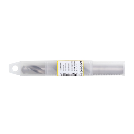 STANLEY STA50140T drill bit in a transparent plastic case, horizontal angle, product label visible.