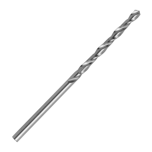 DRILL BIT ON WHITE BACKGROUND SIDE VIEW