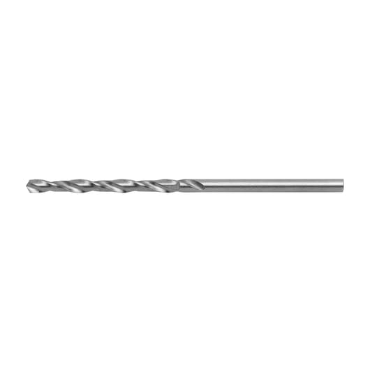 DRILL BIT ON WHITE BACKGROUND HORIZONTAL VIEW
