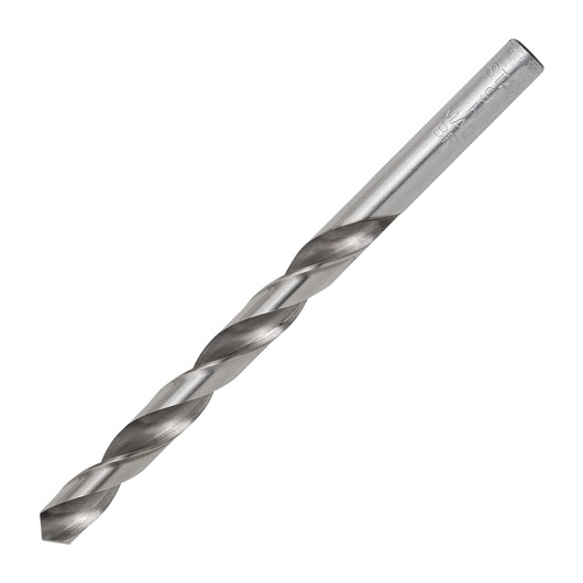 DRILL BIT ON WHITE BACKGROUND SIDE VIEW