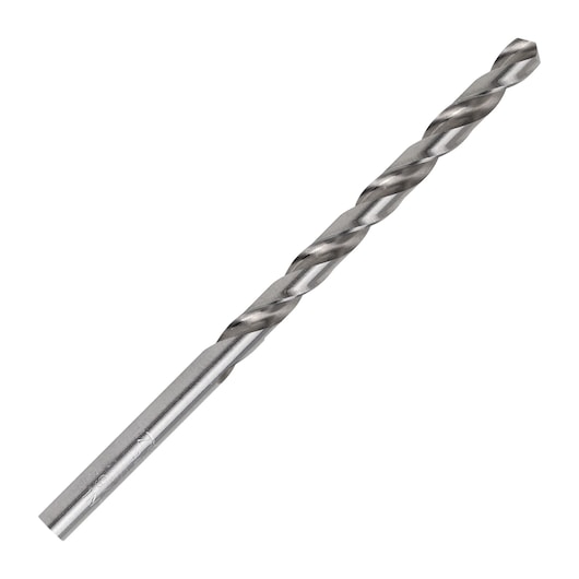 DRILL BIT ON WHITE BACKGROUND HORIZONTAL VIEW