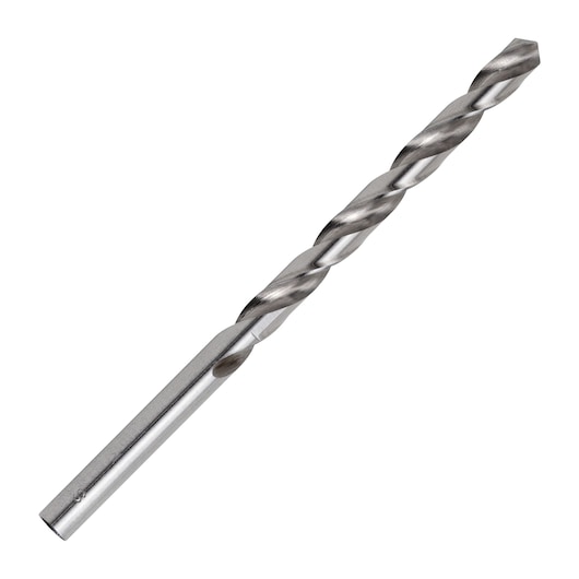 DRILL BIT ON WHITE BACKGROUND SIDE VIEW