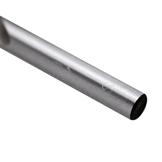 STANLEY STA51564C steel punch tool close-up on white background, cylindrical metal body.