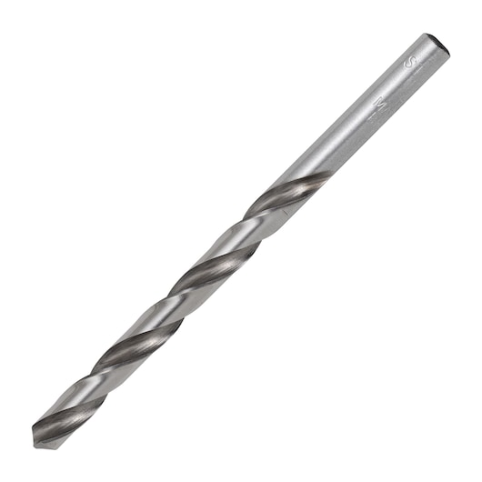 DRILL BIT ON WHITE BACKGROUND SIDE VIEW