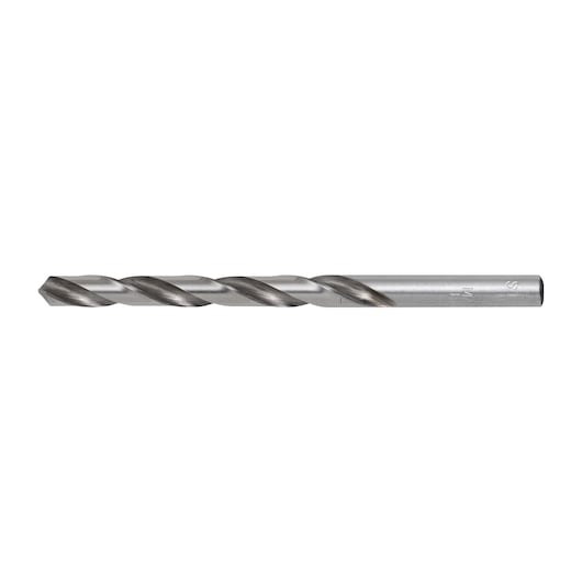 DRILL BIT ON WHITE BACKGROUND HORIZONTAL VIEW