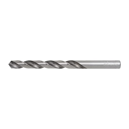 DRILL BIT ON WHITE BACKGROUND HORIZONTAL VIEW