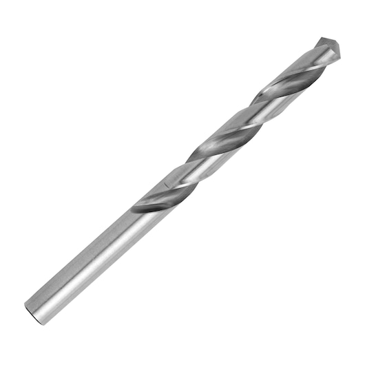 DRILL BIT ON WHITE BACKGROUND SIDE VIEW