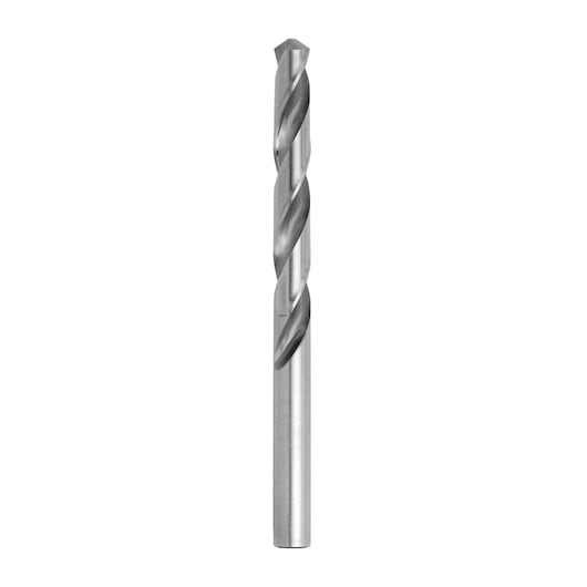 DRILL BIT ON WHITE BACKGROUND HORIZONTAL VIEW
