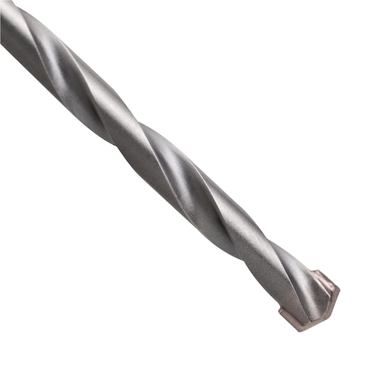 STANLEY STA53070C silver masonry drill bit front angle on white background