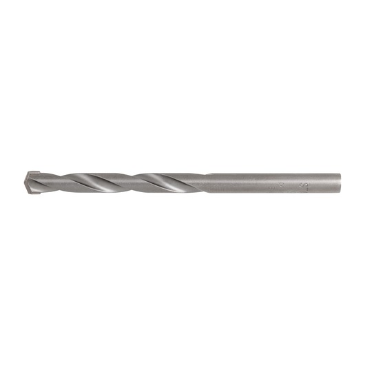 DRILL BIT ON WHITE BACKGROUND HORIZONTAL VIEW