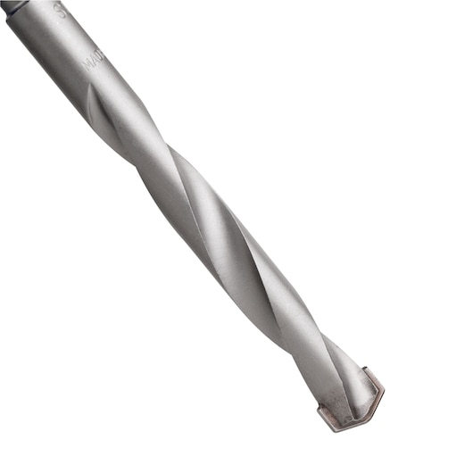 STANLEY STA53114C masonry drill bit close-up on white background, spiral design with carbide tip.