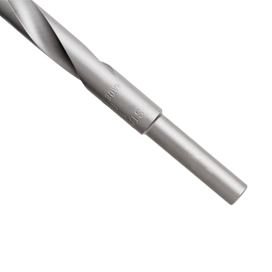 STANLEY STA53114C metal drill bit, silver finish, close-up angle on white background, tool accessory.
