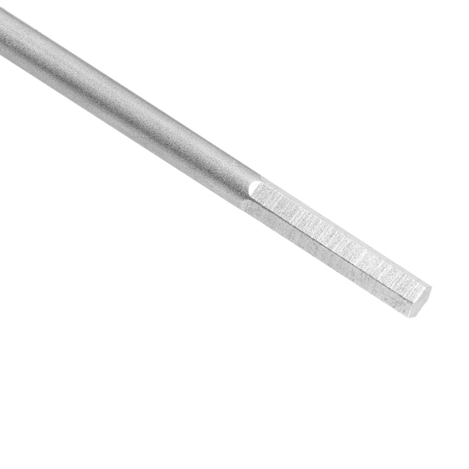 Photo of STANLEY STA57038B hex chisel tool, silver finish, shown at an angle on a white background.